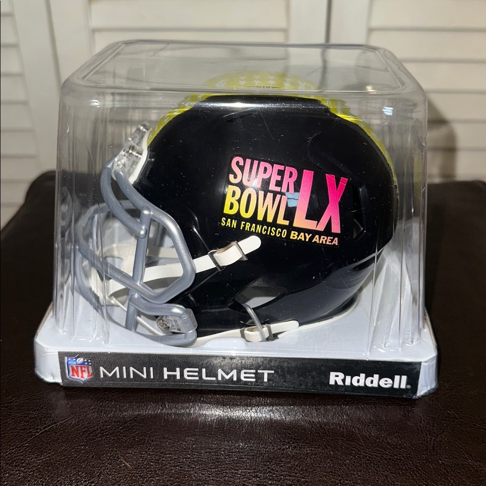Riddell Super Bowl LX(60) Speed Mini Helmet…🏈 - Picture 3 of 5